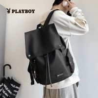 【September】 Playboy backpack backpack men 2021 new Japanese large capacity cool ins tide female college students bag