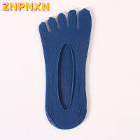 [ZNPNXN] Man Toe ถุงเท้าตาข่ายถุงเท้ากลวงถุงเท้าเรือสั้น Breathable Five Finger Socks