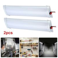 【ออโต้คาสต์】ไฟติดเพดานแท่งแสง LED 2ชิ้น ABS LED ใหม่สำหรับรถพ่วงคาราวานบ้านเคลื่อนที่