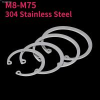 ❖✎ M8 M9 M10 M11 M12-M75 304 Stainless Steel Internal Circlips Snap Lock C-Clip Hole C Type Retaining Ring Clamp Spring