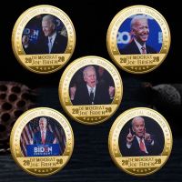 【CW】 2020 46th President Biden Commemorative Coin Silver Gold plating Challenge Coin Democrat