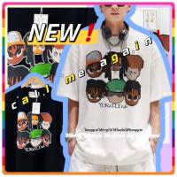 เสื้อยืดโอเวอร์ไซส์ Call Me Again ลาย Cartoon ผ้าคอตตอนเกาหลี เกรดพรีเมียม ใส่สบายๆ ทรงสวยๆ สกรีนแน่นๆ ใส่ได้ทั้งผู้ชายและผู้หญิง พร้อมส่ง