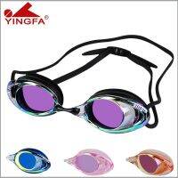 【health】 Swimming Glasses Yingfa Diving Surfing Eyewear Optical Electroplate Waterproof Silicone Reduce Glare Swimming Goggles