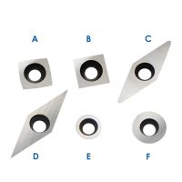 1PC Woodturning Carbide Insert Cutter Hollower Rougher Detailer มีดเปลี่ยนเครื่องมือกลึงไม้เครื่องกลึง