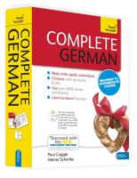 หนังสืออังกฤษใหม่ Complete German (Learn German with Teach Yourself)