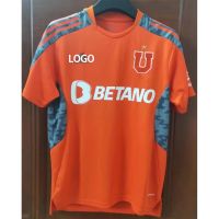 High quality [High Quality] Chile University Training Uniform Orange Red Football Top Ready Stock S Size-2XL Size