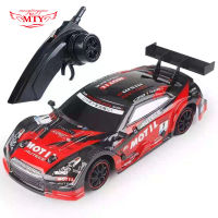 รถ RC 4WD ดริฟท์2.4ก. ขับเคลื่อนสี่ล้อ GTR 1:16 Mobil Remote Control 4 × 4รีโมทความเร็วสูง CVT ของเล่นเด็กชายของขวัญรถแข่งของเล่น NISSANGTR พร้อมอุปกรณ์เสริมสำหรับเด็กผู้ชายของขวัญวันเกิด