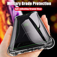 【 Anti-Yellowing】For Xiaomi Black Shark BlackShark1 Military Grade Drop Protective Jelly Case Crystal Clear Flexible Clear Liquid Silicone Back Cover Skin ซื้อทันทีเพิ่มลงในรถเข็น