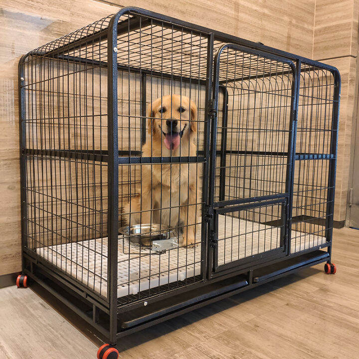 Dog cage large dog kennel Labrador side shepherd Samoyed dog toilet