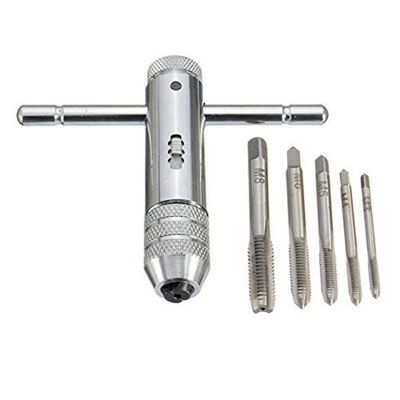 【HOT】№▪ Engineers M3-M8 Lengthen Reversible T Handle Ratchet Taps Wrenches Wire tapping Wrench Adjustable Holder