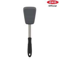 OXO ตะหลิวซิลิโคน รุ่นเฟลกซิเบิล เทอร์เนอร์ สีดำ l OXO GG Asian Silicone Flexible Turner Black Sesame ทนความร้อนได้ 200 องศา ใช้ได้กับกระทะทุกชนิดรวมทั้งกระทะแบบ