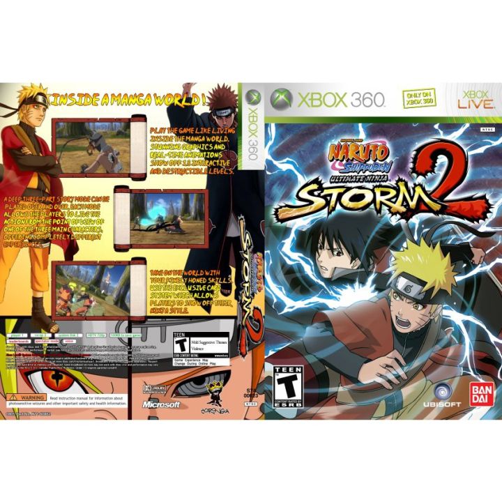 แผ่นเกม-xbox-360-naruto-shippuden-ultimate-ninja-storm-ทุกภาค-นารูโตะ