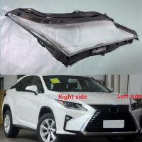 ไฟหน้ารถหน้ากาก RX300ครอบคลุมสำหรับ Lexus สำหรับ RX350 RX450 2016 2017 2018 2019หน้ากากเลนส์ไฟหน้าด้านหน้าโป๊ะไฟแบบโปร่งใสเปลือกแก้ว