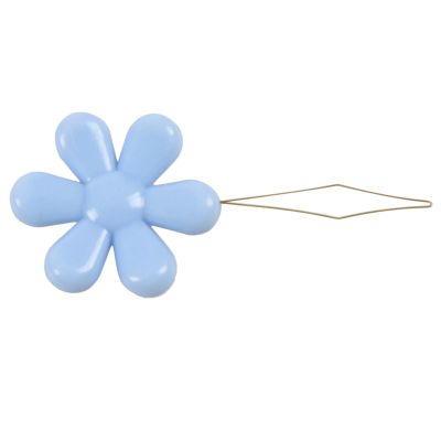 30pcs Random Color plastic+metal Flower Head Wire Loop DIY Needle Threader Stitch Insertion Hand Machine Sewing Tool