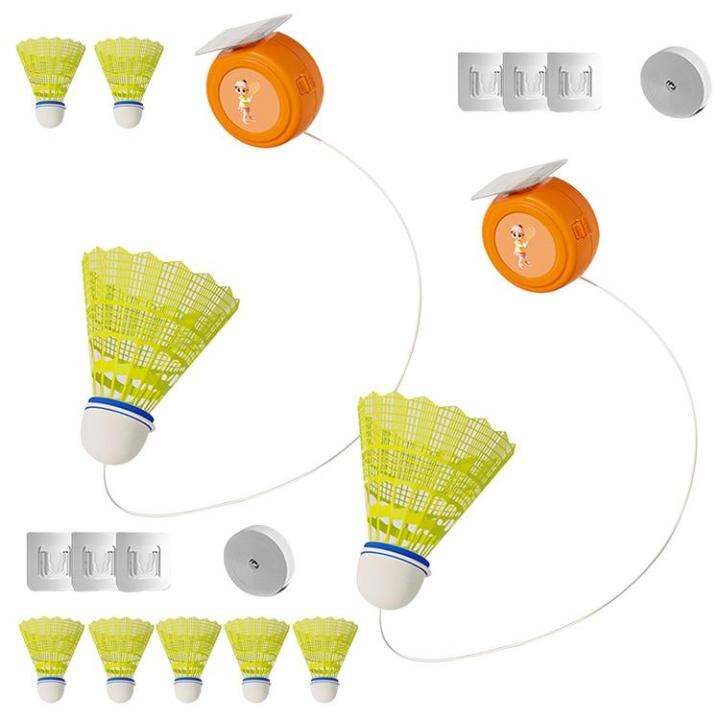 Badminton Rebound Trainers Portable Device for Badminton Rebound