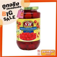 ?ขายดี!! เอสแอนด์ดับบลิว เชอร์รี่ในน้ำเชื่อม แบบมีก้าน 26.5 ออนซ์ S&amp;W Maraschino Cherries In Syrup With Stem 26.5 Oz ✨ฮิตสุด✨