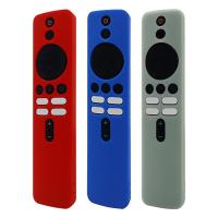 Remote Control Silicone Cover Anti-Fingerprint Comfortable Grip Protective Cover Silicone Sleeve TV Accessories Flexible Remote Protector For XiaoMi TV Box 4K 2nd Gen fitting