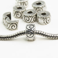 คลิปล็อคลูกปัดระลอกน้ำ Stopper Bead Charm ลูกปัดยุโรป Fit Pandora Charms สร้อยข้อมือและกำไล-Souyine