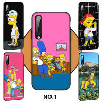 Casing หรับ OPPO A91 F15 A81 A92 A72 A52 A93 A94 Reno 2 2Z 2F 3 4 5 5K 6 4Z 6Z Lite Pro Plus A92S DA151 Simpson Cartoon Pattern Phone เคสโทรศัพท์