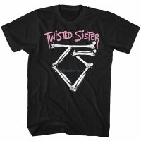 เสื้อยืดผู้ชาย Twisted Sister Bone โลโก้ More And Colors Tshirt