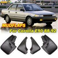 รถสำหรับ Toyota Corolla AE90 E90 AE92ซีดาน Saloon Coupe 1988 - 1993 Mud Flaps Splash Guard Mudguards 1989 1990 1991 1992