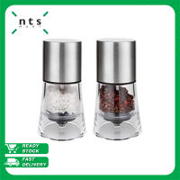 NTS Pepper &amp; Salt Grinder ที่บดเกลือ ขวดบดเกลือ ขวดป่นเกลือ ที่บดพริกไทย ที่บดเครื่องเทศ บดเครื่องปรุง สแตนเลส รุ่น PPM-SS65