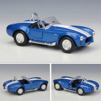 AWELLY 1:36 1965 Shelby Co 427 S-C จำลองรถคลาสสิกรุ่นรถดึงกลับรถโลหะ Diecast โลหะผสมของเล่นรถสำหรับเด็ก B564M