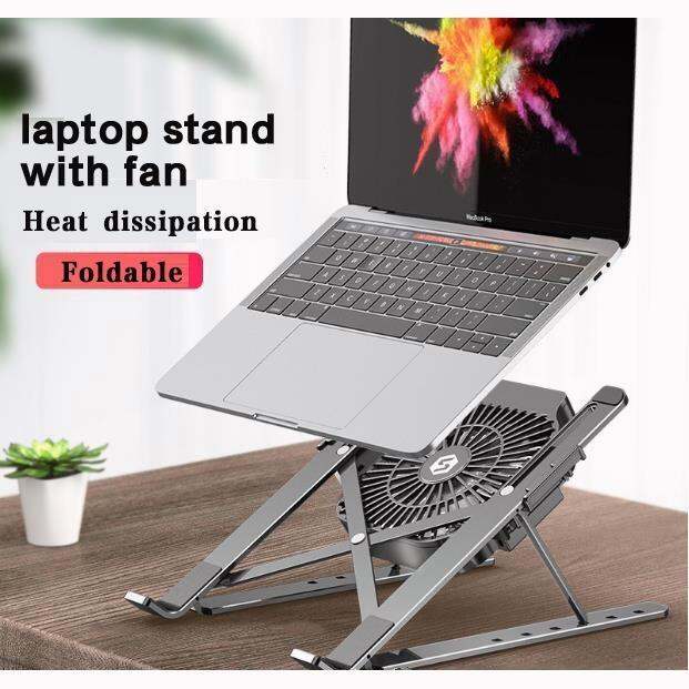 htkxlc3 Adjustable Laptop stand with fan cooling Laptop stand foldable