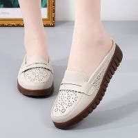 Womens Casual Mom Half Slippers