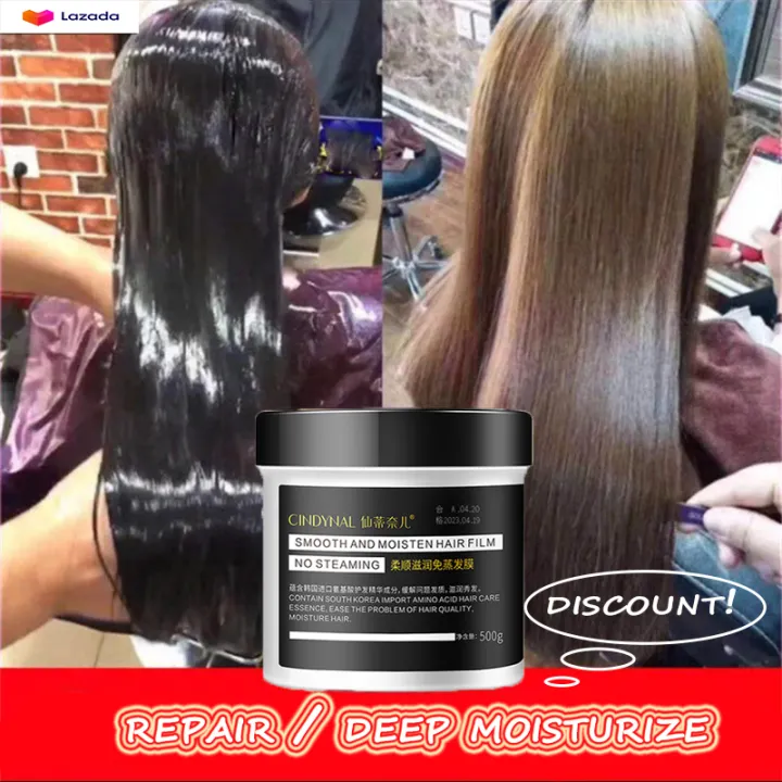 Hair Treatment Mask Deep Repair Hair Film Repairs Frizzy Make Hair Soft  Smooth Deep Repair Keratinhair Mask Treatment for Straightening Hair 500g |  Lazada Singapore