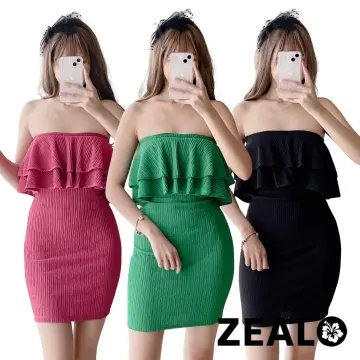 Shop Yelllow Tube Dress with great discounts and prices online - Jan 2024