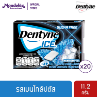 [แพ็ค 20 แผง] Dentyne Ice Sugar Free Mentholyptus เดนทีน ไอซ์ชูการ์ฟรี เมนโทลิปตัส แบบแผง 8 เม็ด (11.2 กรัม)