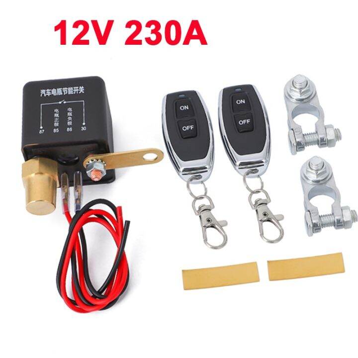 12V 230A Integrated Wireless Remote Control For Car Battery Switch
