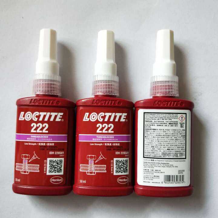 Loctite 222 glue lowstrength detachable thread sealing fastening