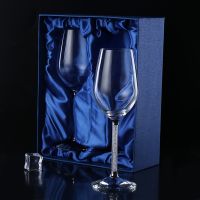 【CW】⊕卍☒  gemstone Wine Glass Wedding Glasses Rhinestone Goblet Banquet Decoration