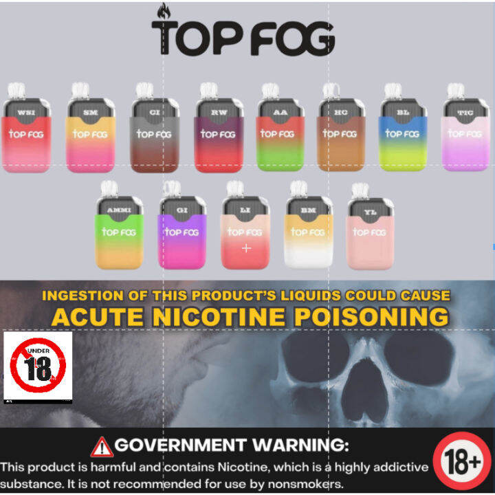 Top fog 12000 puffs FREE LANYARD TOP FOG OXBAR 12000 Puffs Disposable ...