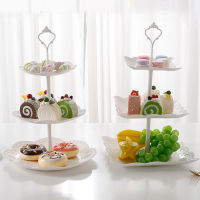 3 Tier Cake Stand Afternoon Tea Wedding Plates Party Tableware Xmas Brithday Fruit Platter Family Dessert Decoration Plate Decor