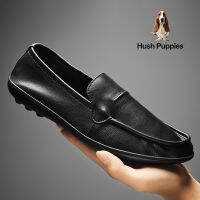 Hush Puppies_รองเท้าผู้ชาย รุ่น Blaze HP 8HCFI6599B - Mens Business Casual Shoes สีดำ หนังวัวชั้นหนึ่ง รองเท้าลำลอง รองเท้าแบบสวม