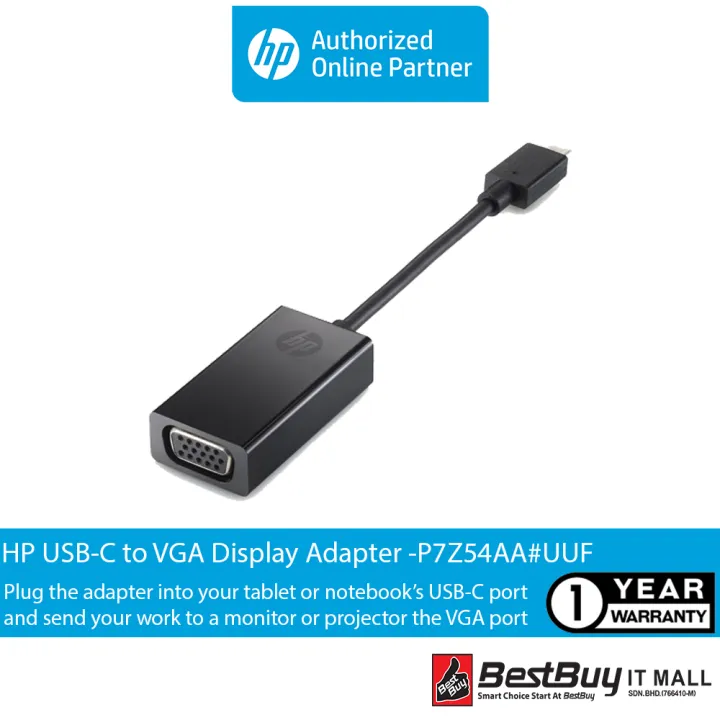 HP USBC to VGA Display Adapter (P7Z54AA) Lazada