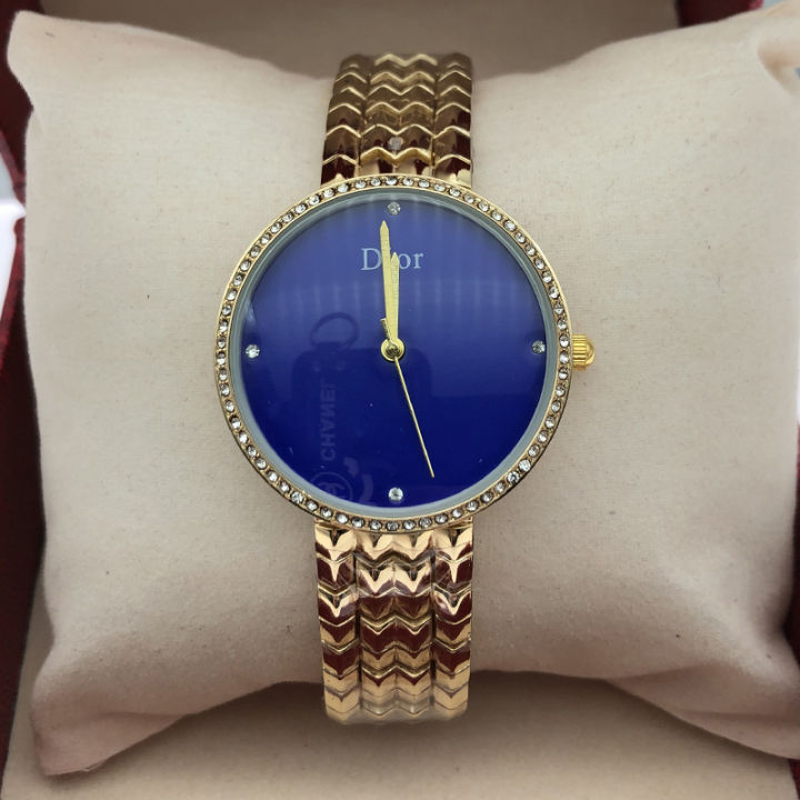Christian Dior Quartz Watch Gold Plated  AMORE Vintage Tokyo