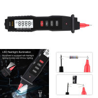 เครื่องตรวจจับ LCD อัจฉริยะมัลติมิเตอร์แบบดิจิตอลขนาดเล็ก DC แรงดันไฟฟ้า AC