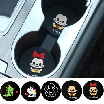 Car Cup Holder Coaster 2PCS Cute Car Coasters for Minnie Mouse