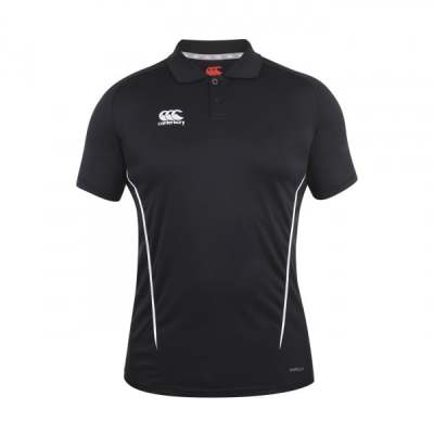 Polo Shirt, Canterbury, Team Dry Polo, Black, Performance Material, Vapodri, Authentuc