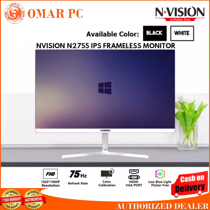 Nvision N Inch Frameless Hz Fhd Monitor Lazada Ph