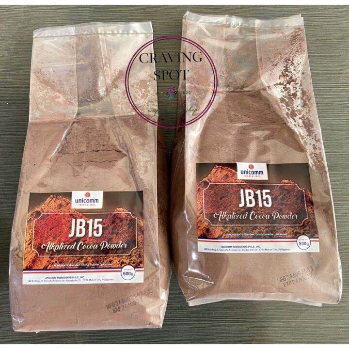 JB15 ALKALIZED COCOA POWDER 500g/Expiration Date JANUARY 2024