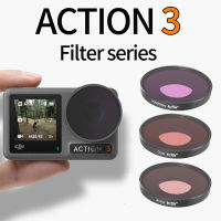 สำหรับ DJI Osmo Action 3 กรอง CPL MCUV ND NDPL Polarizing เลนส์กรองสำหรับ DJI Action 3 ชุดตัวกรอง Osmo กีฬากล้องอุปกรณ์เสริม-Siogue