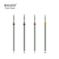 1pcs Flame Shape Diamond Bits WILSON PRECISION TOOL Pedicure Drill Bit