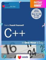 (มาใหม่) หนังสืออังกฤษ Sams Teach Yourself C++ in One Hour a Day (Sams Teach Yourself) (9TH) [Paperback]