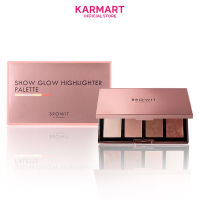 Browit โชว์โกลว์ไฮไลท์เตอร์พาเลท 4g x 4สี #พาเหรด #น้องฉัตร