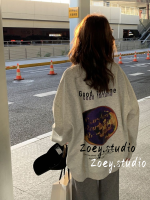 Zoey.Studio เสื้อฮู้ด เสื้อแขนยาวอบอุ่น หลวมและสบาย วินเทจ คลาสสิค เท่ น่ารัก WWY23A08QK 42Z231016